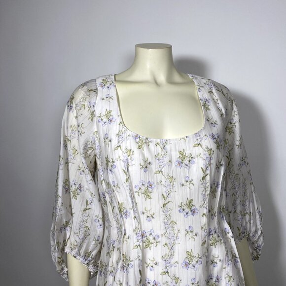 BROCK COLLECTION x H&M White Floral Mini Dress - Picture 7 of 9